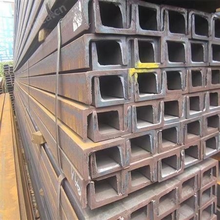Q235B材质 热轧镀锌槽钢 建筑幕墙用U型钢材 耐腐蚀强