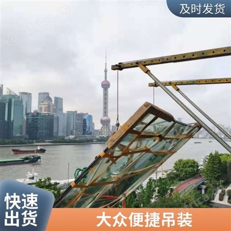 大玻璃吊装上楼费用 上海专业大型物品搬运 高层住宅吊家具沙发入户