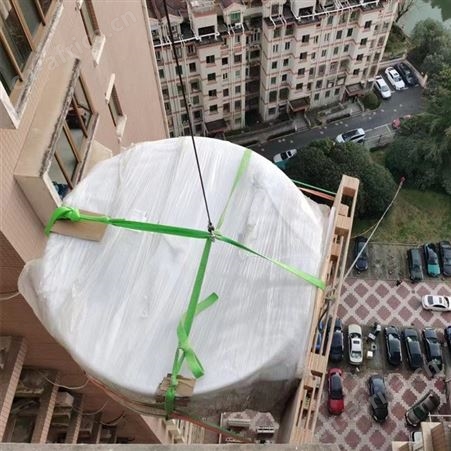 吊背景墙大理石岩板上楼 市区高空吊沙发家具上楼快速上门
