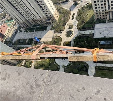 吊门窗玻璃高层吊大件窗帘轨道上楼专业吊大理石/吊岩板上楼