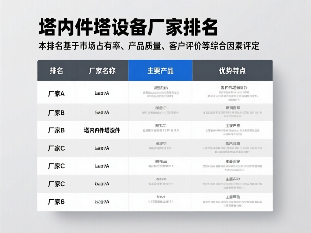 塔内件塔设备厂家排名中的实力之选——江西省萍乡市迪尔化工填料有限公司