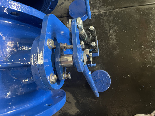 微阻缓闭蝶式止回阀HH47X联动部分 微阻缓闭蝶式止回阀HH47X联动部分