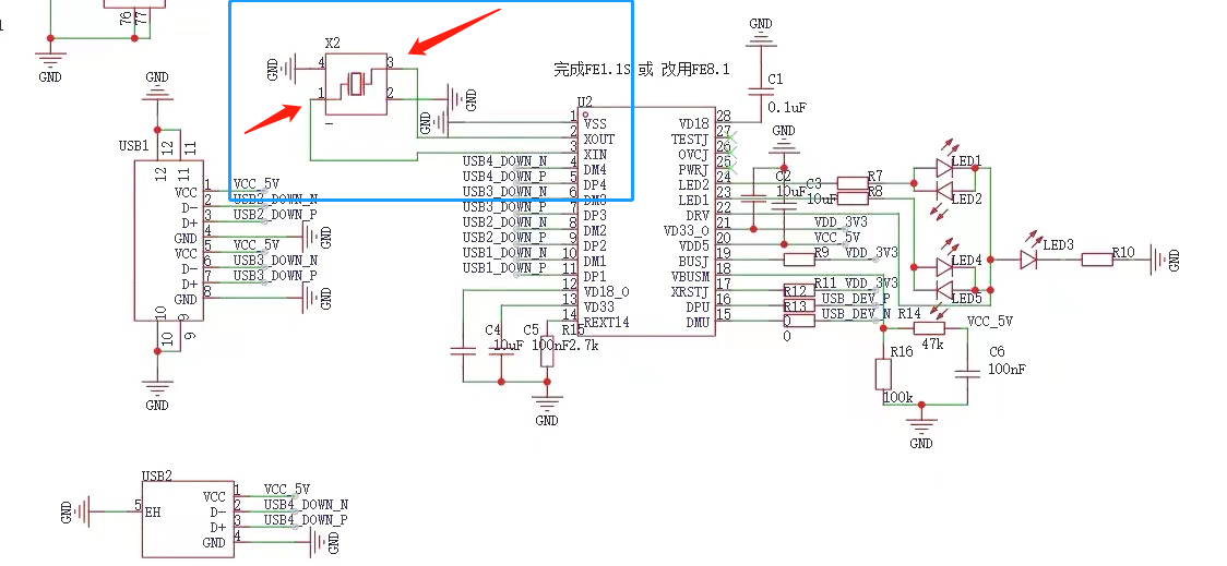 关于不需要匹配外接电容的无源晶振电路说明 关于不需要匹配外接电容的无源晶振电路说明