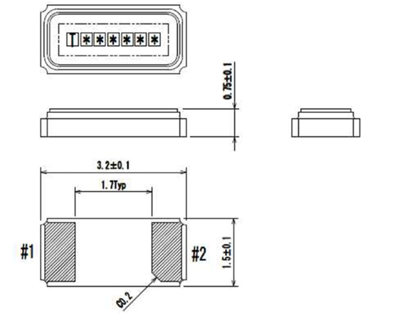 32.768K精工3215晶振SC系列SC-32S, SC-32A,SC-32P电气参数及应用